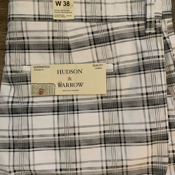 NWT Hudson & Barrow Men’s Bermuda Shorts Sz. 38 - Picture 3 of 4
